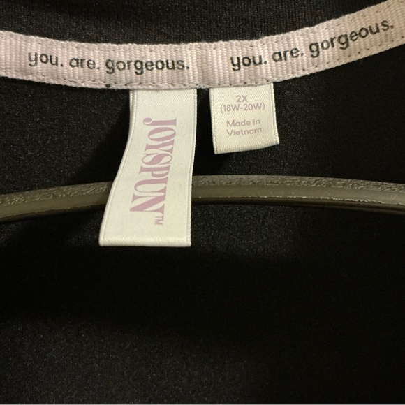 Women's Black Pajama / Loungewear Set with Lavender colored Trim - Picture 7 of 14